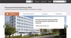 Desktop Screenshot of finanzamt-rente-im-ausland.de